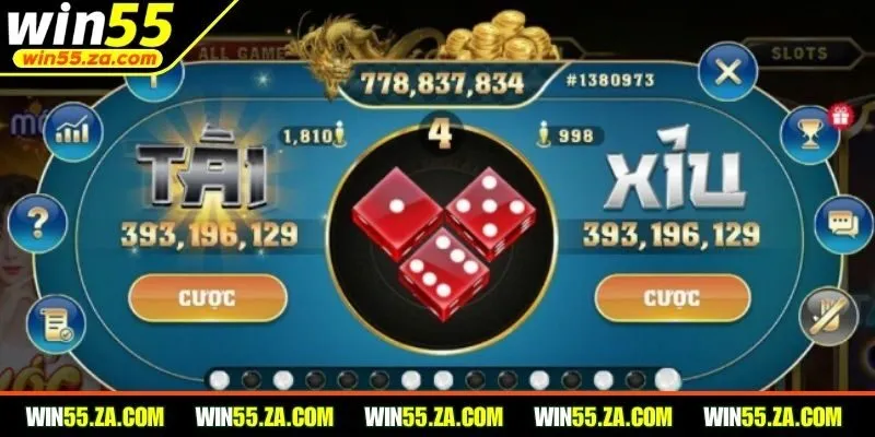 Game tài xỉu WIN55 đầu tư công nghệ và âm thanh sinh động